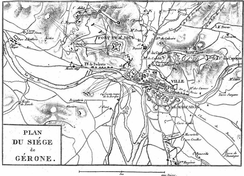 Plan du siège de Gérone