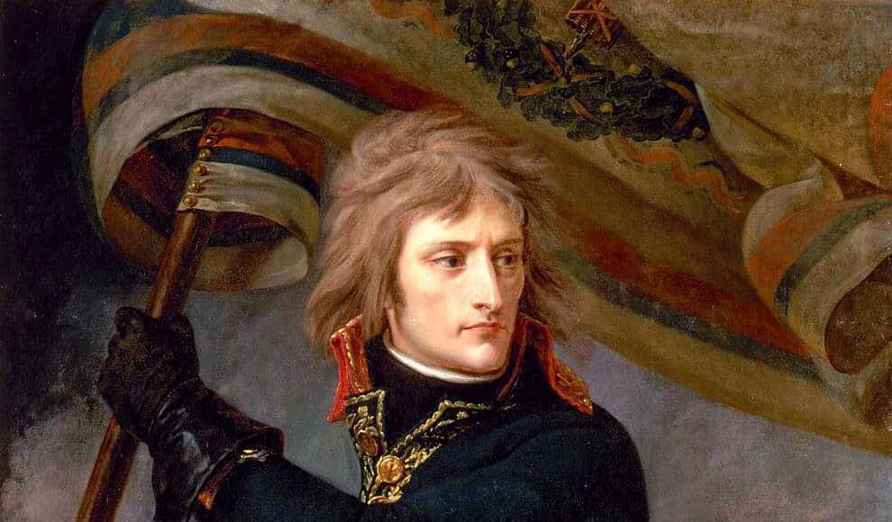Bonaparte au pont d'Arcole . Gros