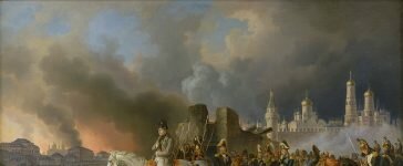 Napoléon en Russie - Peinture de Faber du Faur